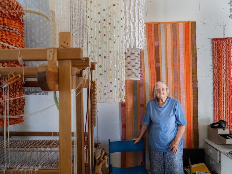 erstin Åsling-Sundberg, textilkonstnär, kom till Konstepidemin redan 1986, innan den officiellt invigts.