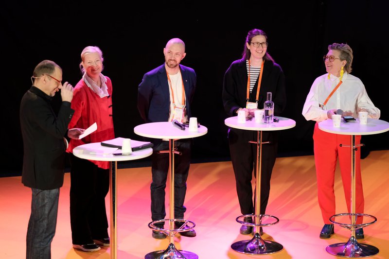 Jon Brunberg, Kristina Axén Olin, Magnus Manhammar, Sofia Lindström Sol och Sara Edström