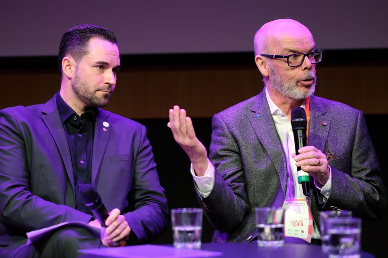 Kristoffer Lindberg (S) och Conny Brännberg (KD) Folk och kultur 2024