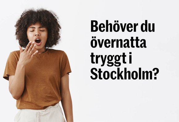 Puff gästbostad övernatta tryggt